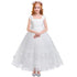 White Communion dress Dresses Little Palace Store 3-4T White - Flower